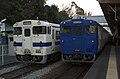 Due treni alla stazione di Kashii