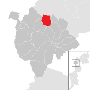 Lage der Gemeinde Krensdorf im Bezirk Mattersburg (anklickbare Karte)