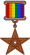 ЛГБТ-орден с радужной лентой