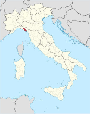 Cherta de la provinzia de La Spezia