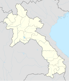 Map showing the location of Nam Kading National Protected Area