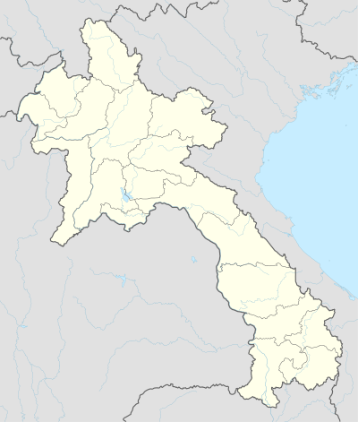 Positionskarte der Flughäfen in Laos (Laos)