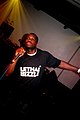 Der ghanaische Musiker Lethal Bizzle am 13. Mai 2007