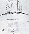 1850 sketch of the ruins