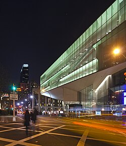 Alice Tully Hall, seen from Broadway Lincoln Center Tully Night 3.jpg
