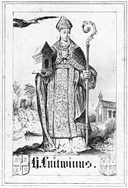 St Ludwin, Bishop of Trier.