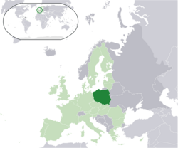 Location of Poland