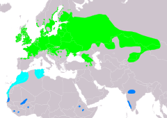 Mapa występowania