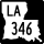 Louisiana Highway 346 marker