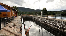 Lunden sulku Telemarkin kanavassa