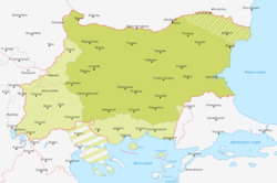 Розташування Болгарська окупація Македонії та Західної Фракії
