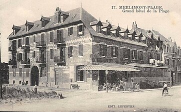 Le grand hôtel vers 1910.