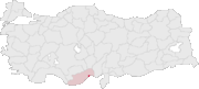 Mersin Turkey Provinces locator.gif