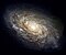 Špirálová galaxia NGC 4414 v súhvezdí Vlasy Bereniky. Záber urobil Hubbleov vesmírny ďalekohľad v roku 1995. V jej mohutných špirálových ramenách je viditeľné veľké množstvo medzihviezdnej hmoty.