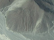 A large geoglyph near the Nazca Lines. Nasca Astronaut 2007 08.JPG