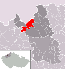 Localização de Nová Ves v Horách