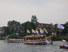 La Flamme olympique aujourd'hui sur la Tamise