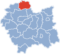 Location within the voivodeship