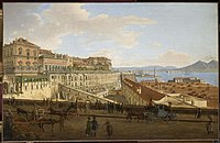 Il Palazzo Reale di Napoli, residenza del viceré dal XVII secolo. La sua costruzione venne promossa da Fernando Ruiz de Castro e continuata dal figlio e successore Francisco Ruiz de Castro.