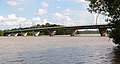 Pont de la RN 1 sur le fleuve Kourou.