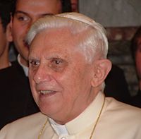 Benedict XVI, first Pope elected in 21st century Pope Benedictus XVI january,20 2006 (20).JPG