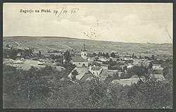 1911 postcard of Zagorje