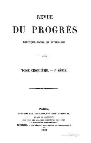 Revue du progrès