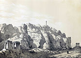 Rocks and carved altars Naqsh-e Rustam