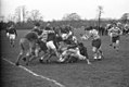 Rugbyspiel Stadtauswahl Ostberlin gegen Stadtauswahl Kiel 1957