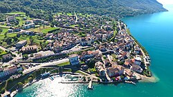 Skyline of Saint-Gingolph