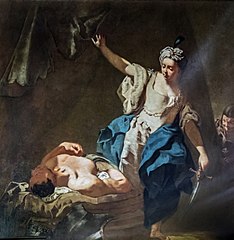 Judith et Holopherne, 1745, Venise, Scuola Grande dei Carmini.