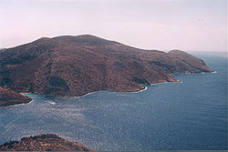 Tratto deserto della costa orientale di Siro