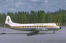 Vickers Viscount авиакомпании Skyline