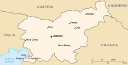 Slovenia - Mappa
