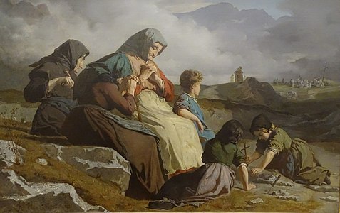 Souvenir de La Grave (Montagne du Dauphiné) (1855), musée de Grenoble.