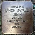 Stolperstein Gescher Armlandstraße 1 Ulrich Samuel Stein