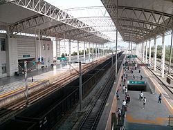 Peron di Stasiun Kereta Api Suizhou.