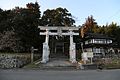 南大手口跡（知波夜比古神社境内入り口）