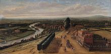 One of the museum's highlights is The Terrace and View from Richmond Hill, Surrey by Dutch draughtsman and painter Leonard Knyff (1650-1722). The Terrace and View from Richmond Hill, Surrey, Leonard Knyff.jpg