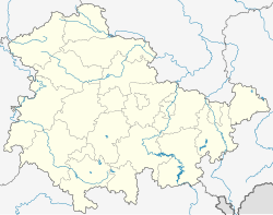 Eisenach is located in Thuringia
