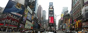 Times Square Panorama - New York City - Novemb...