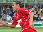 Chery pictured playing in a match whilst at Twente. Tjaronn Chery.jpg