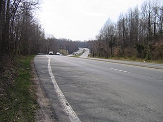 US 301 at Chew Road in Prince George's County