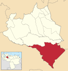 Locatie van de gemeente in Portuguesa