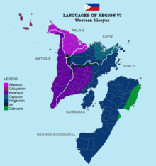 Western Visayas Language Map. Western Visayas Language Map.png