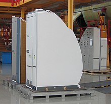 A toilet unit for one of the Airbus A320 family of passenger aircraft, prior to installation (2005) Airbus-Bordtoilette.jpg
