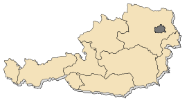 Eyaletin Avusturya haritasındaki yeri.