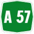 A57 Motorway shield}}