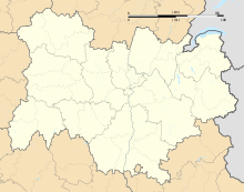 Map showing the location of Gouffre Mirolda