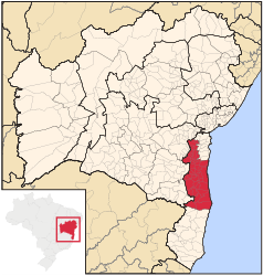 Ilhéus-Itabuna – Mappa